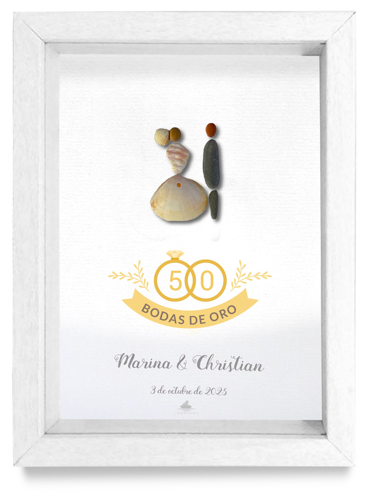 Cuadros personalizados bodas de oro - Imagen 4