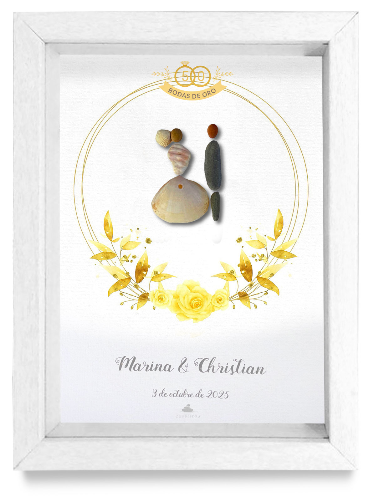 Cuadros personalizados bodas de oro