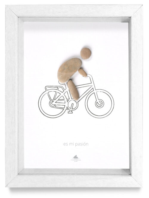 Cuadro la Bicicleta Pasión Blanco