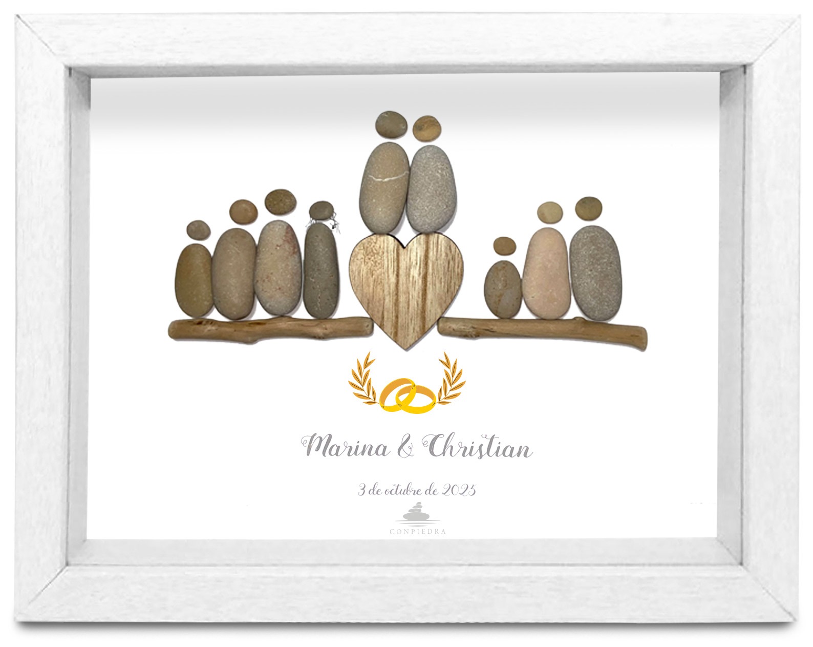 Cuadros personalizados padrinos