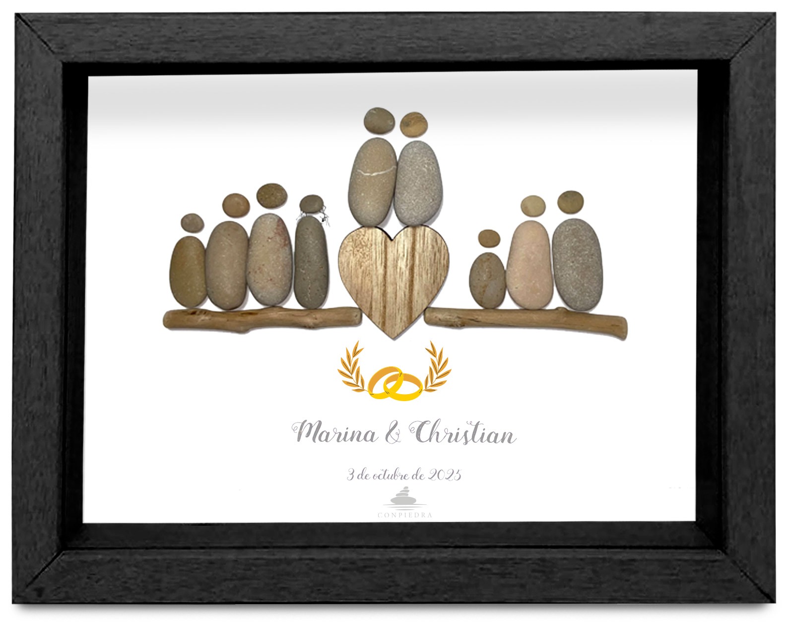 Cuadros personalizados padrinos - Imagen 2