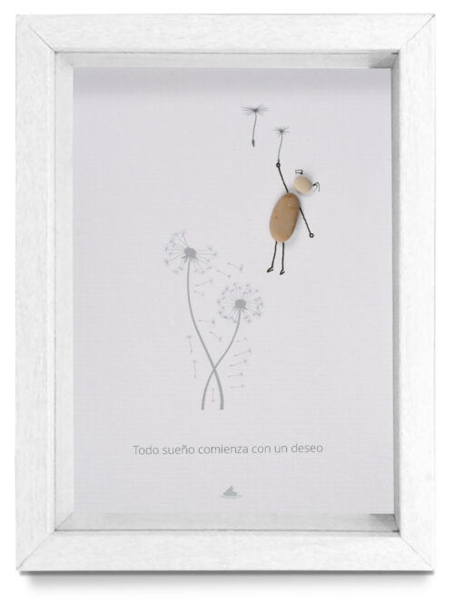 Cuadro Diente de león blanco