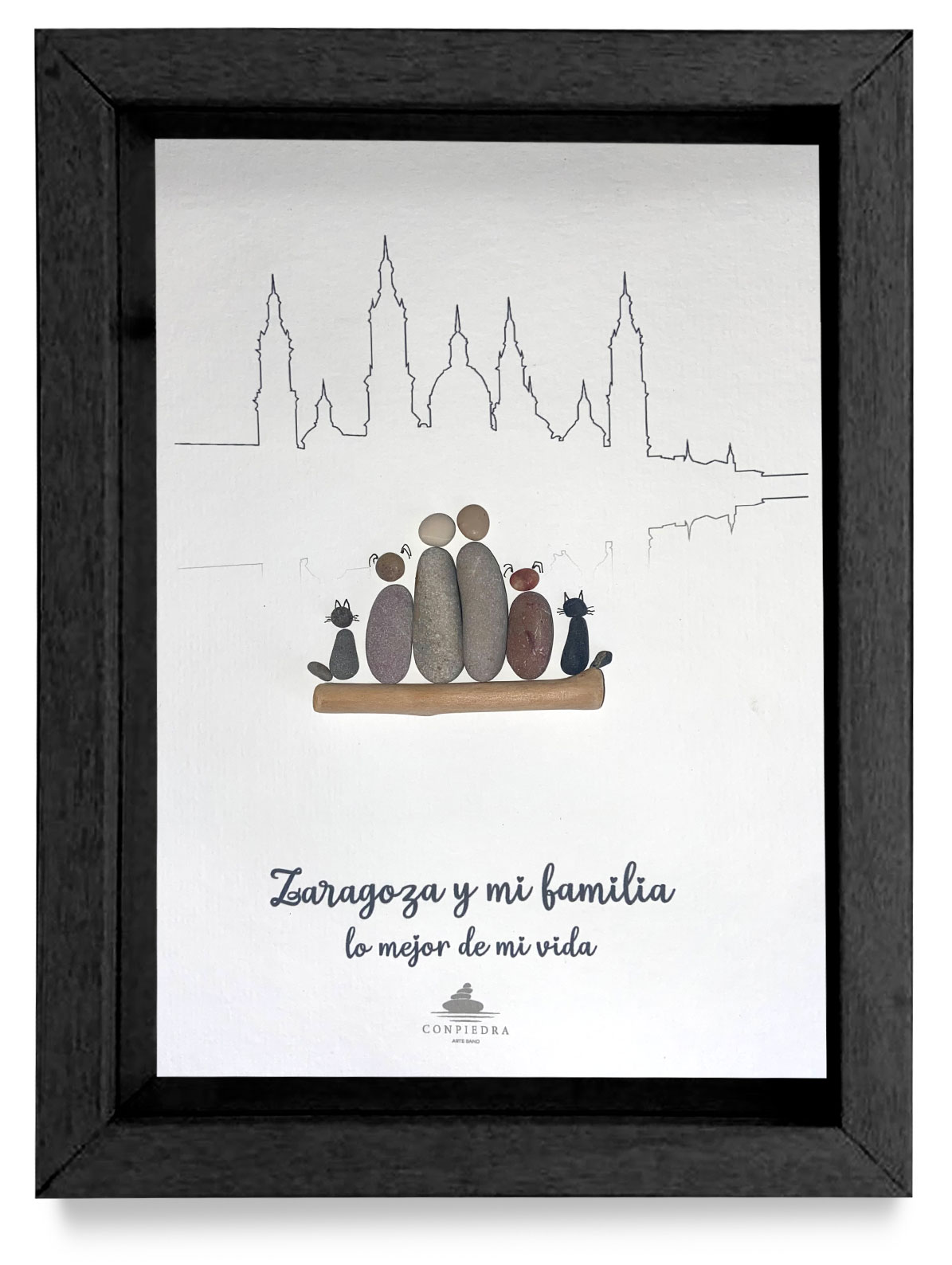 zaragoza-familia Familia en Zaragoza - Cuadros Personalizados Conpiedra